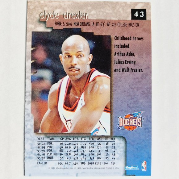 Houston Rockets (Clyde Drexler) - BKBL [11_CD5] - Picture 3 of 3